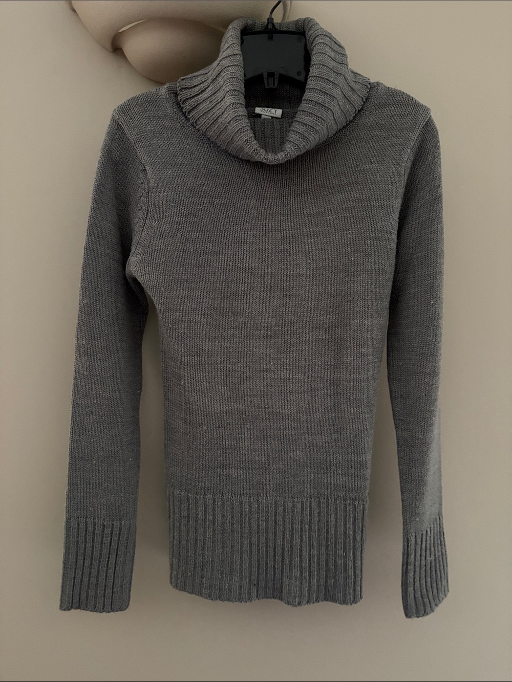 Suzy Shier Gray Cowl Neck Sweater - Picture 1 of 13